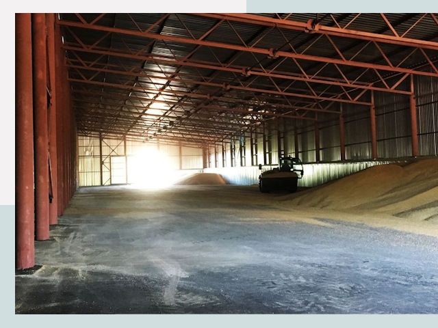 Строительство зернохранилищ в Кстово