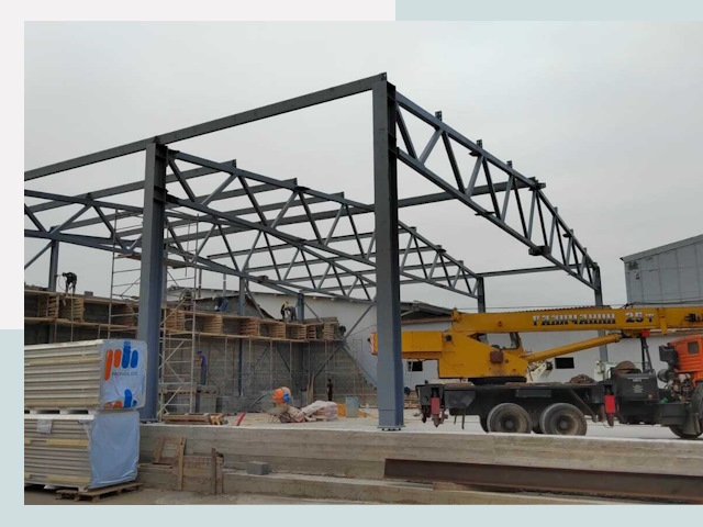 Строительство цехов в Кстово