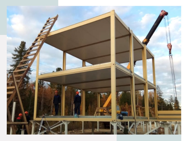 Строительство модульных здания Кстово