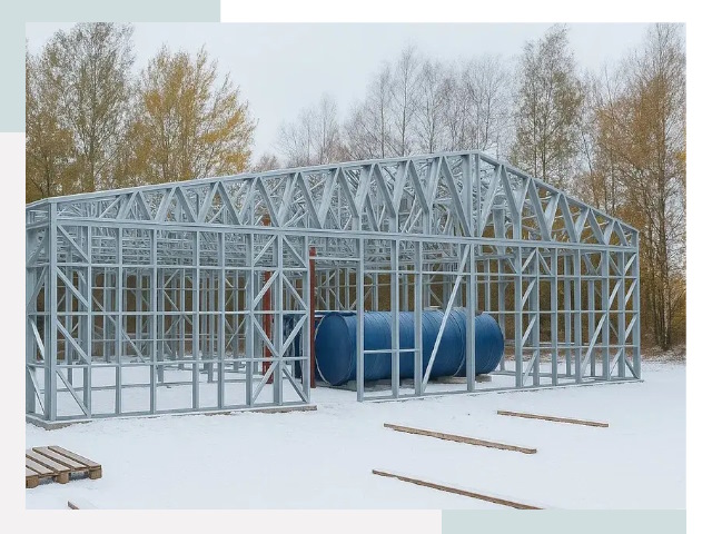 Металлические ангары в Кстово