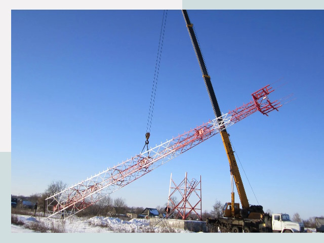 Строительство башен связи в Кстово от 611 руб.