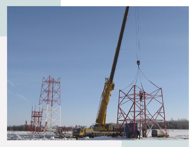 Монтаж вышек связи в Кстово