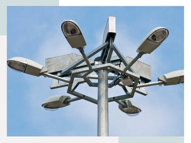 Монтаж осветительных мачт в Кстово