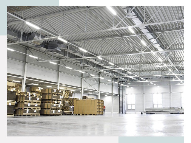 Освещение ангаров в Кстово