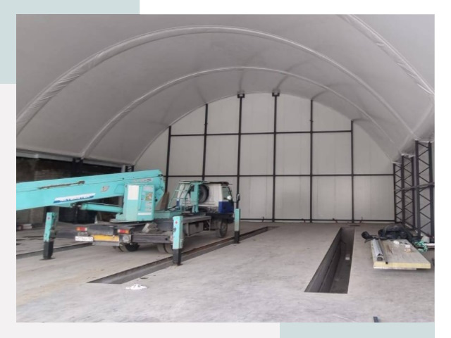 Внутреннее оснащение ангаров в Кстово