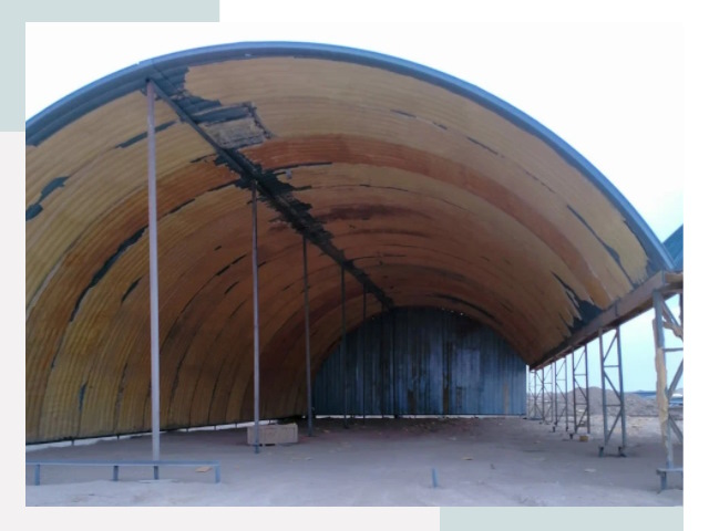 Реконструкция ангаров в Кстово